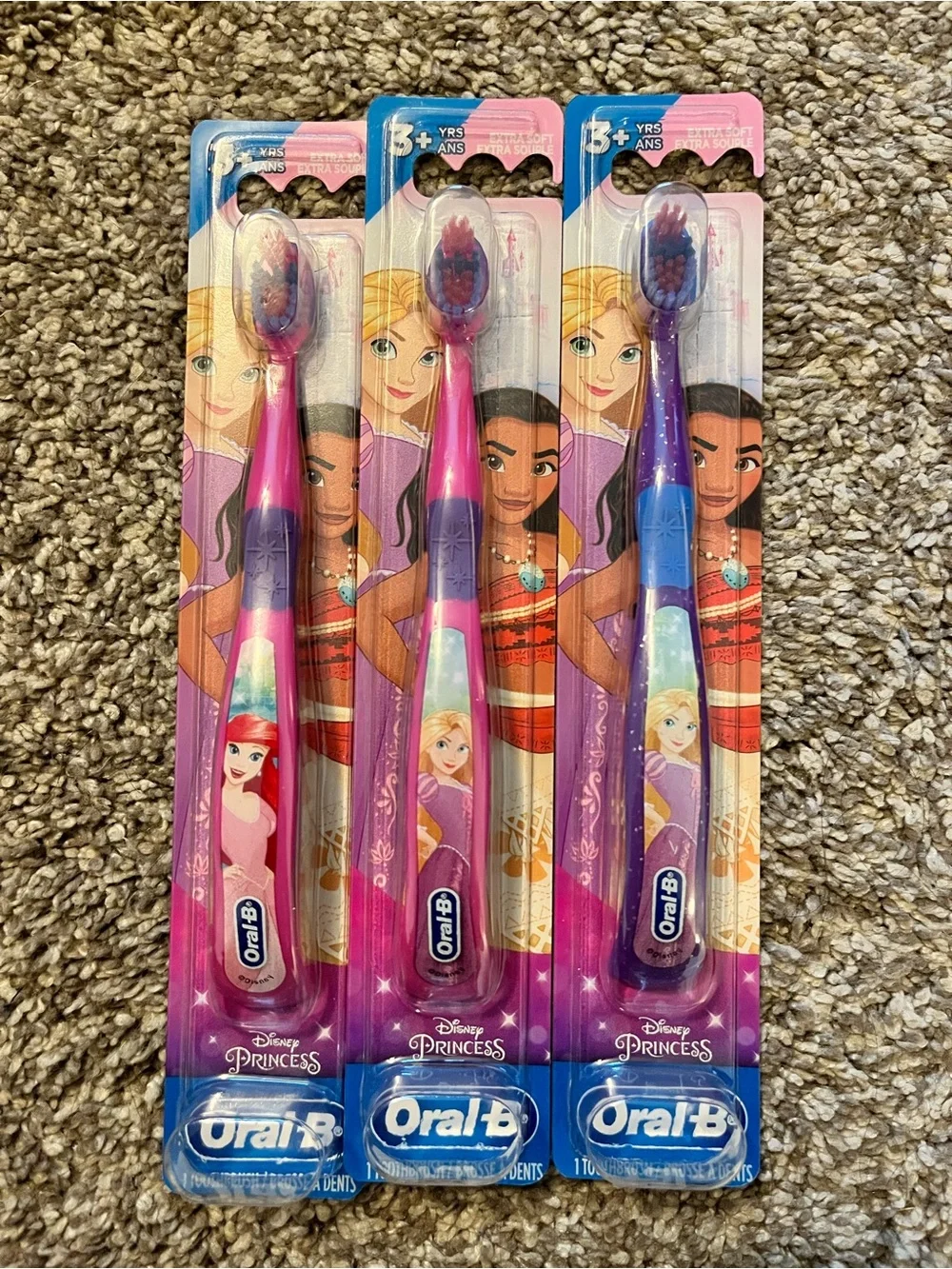 Disney Princess Kids Toothbrush — Pink & Purple